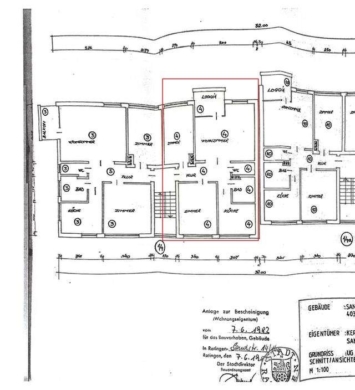 3-Zimmer-Eigentumswohnung in Ratingen - Grundriss 1.OG